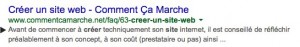 Référencement balise description